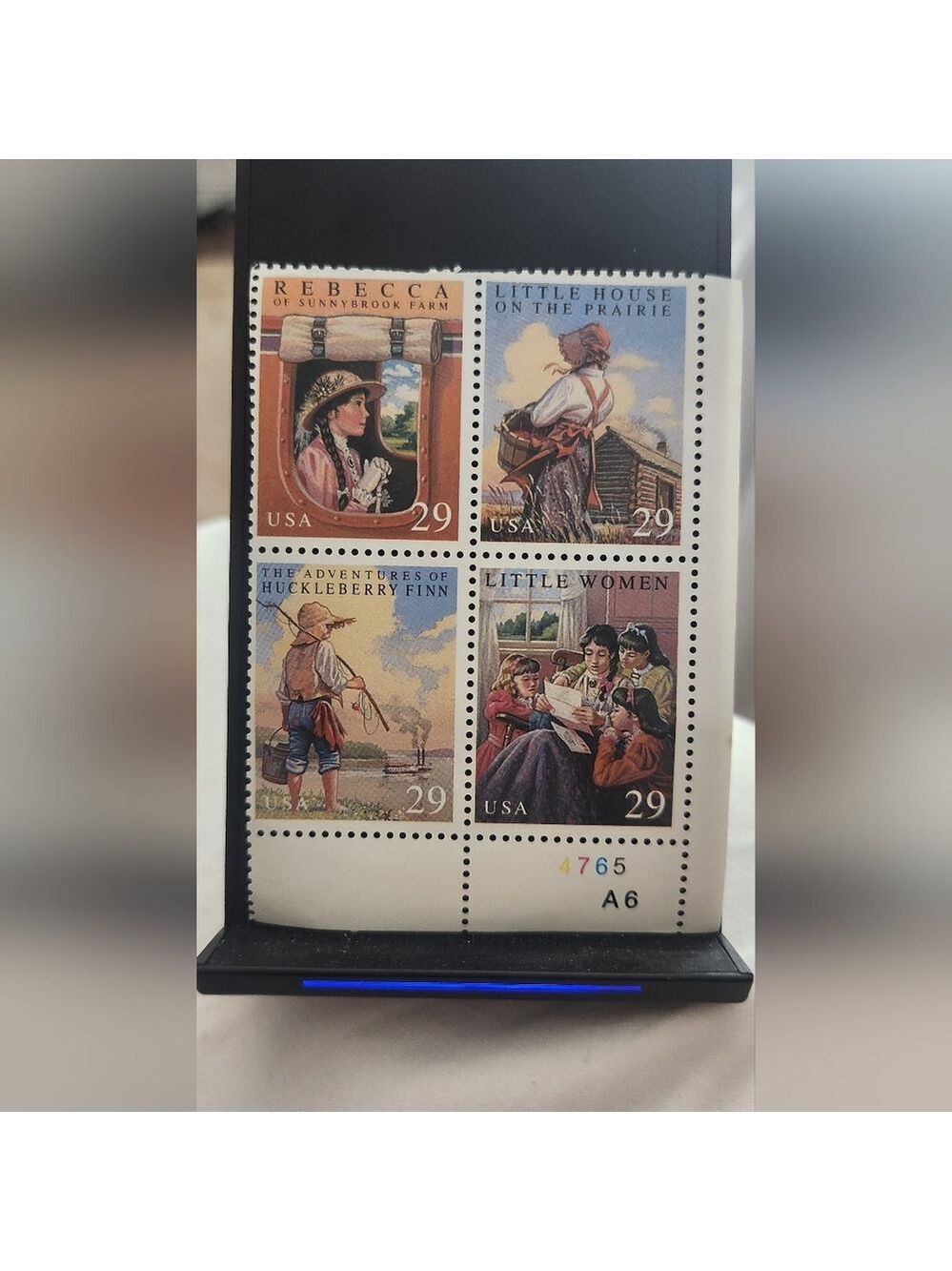 1993 Children's Classic Novels Block Of 4 29c Stamps, Sc# 2785-2788, MNH, OG